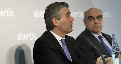 Francisco Reyn&eacute;s y Salvador Alemany, consejero delegado y presidente de Abertis.