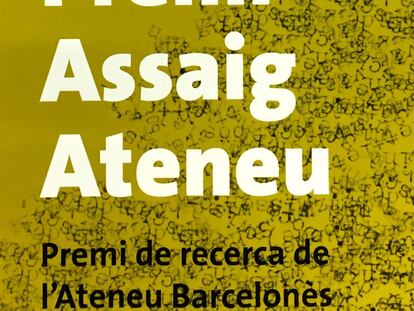 Cartel del nuevo premio de ensayo del Ateneu barcelonès.