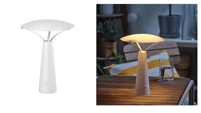 Modern -style table lamp.