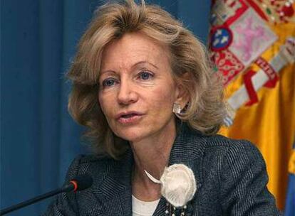 La ministra Elena Salgado presenta los datos de donación y trasplante de órganos en 2006.