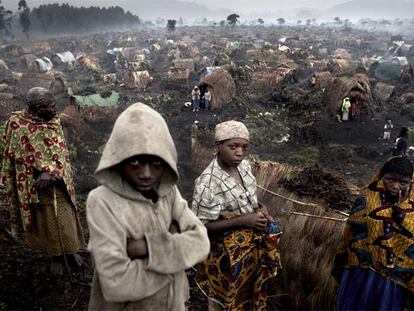 Campo de refugiados en el norte de Kivu, en la República Democrática de Congo.