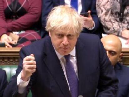 El primer ministro británico Boris Johnson, el pasado viernes. 