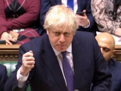 El primer ministro británico Boris Johnson, el pasado viernes. 