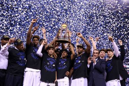 Los Blue Devils celebran la victoria