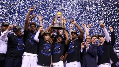 Los Blue Devils celebran la victoria