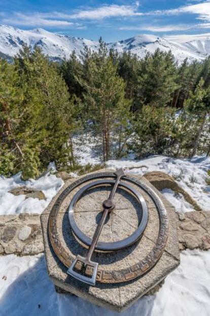 Mirador de La Gitana, en el parque natural de Peñalara, en la sierra de Guadarrama.