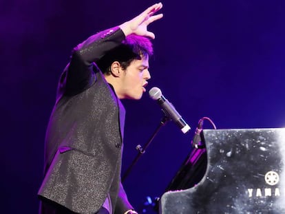 El cantant britànic Jamie Cullum al seu concert a Cap Roig.