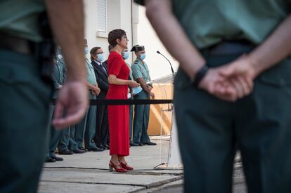 La directora general de la Guardia Civil, María Gámez, el pasado miércoles en Valencia.