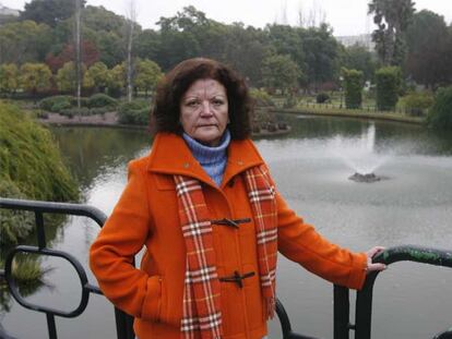 María Soledad Fernández Barrero, en el paque de Los Príncipes de Sevilla.