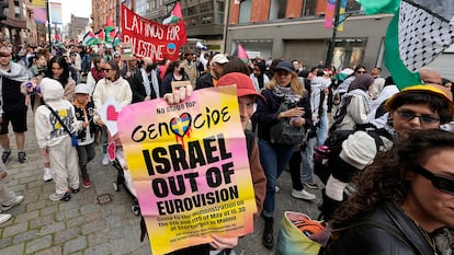 Las manifestaciones pro-Palestina y en contra de la presencia de Israel en Eurovisión en Malmö (Suecia) se intensificaron durante este fin de semana.