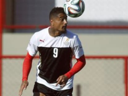 Boateng, durante un entrenamiento de la selección.