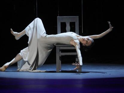 La bailarina del Teatro Bolshói Svetlana Zakharova, en una actuación el pasado marzo.