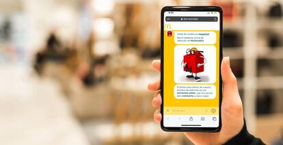 El asistente virtual utilizado por McDonald's.