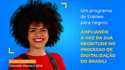 Magazine Luiza promove seleção de trainees exclusiva a candidatos negros.