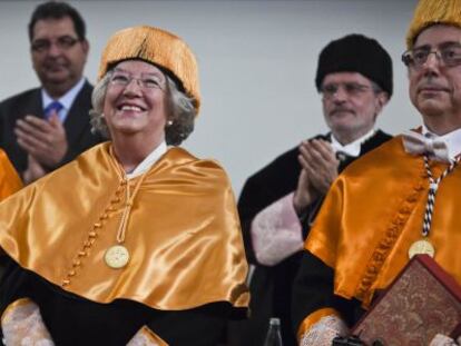 La catedr&aacute;tica de Sociolog&iacute;a, doctora &#039;honoris causa&#039; por la Universitat de Val&egrave;ncia.