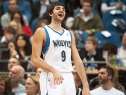 Ricky, durante el partido ante los Mavericks.