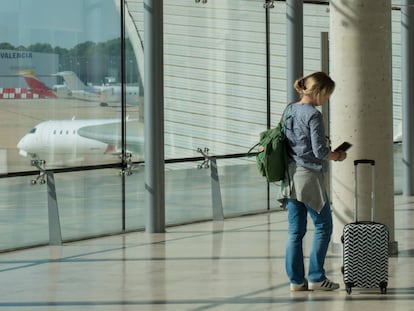 Terminal del Aeropuerto de Valencia.