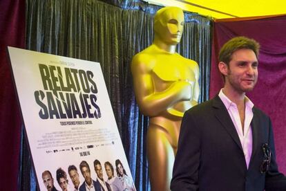 El director Damián Szifron, en el teatro Dolby, en Hollywood, donde se celebrará la ceremonia de los Oscar.