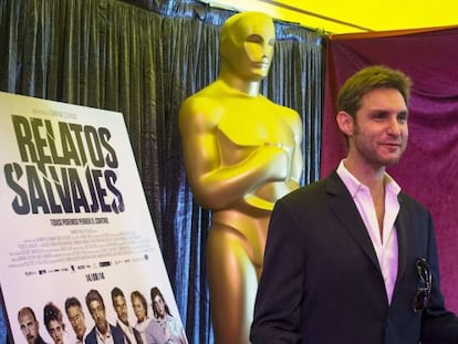 El director Dami&aacute;n Szifron, en el teatro Dolby, en Hollywood, donde se celebrar&aacute; la ceremonia de los Oscar.