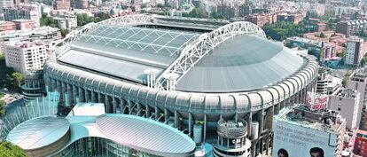 Simulación del nuevo estadio Bernabéu.