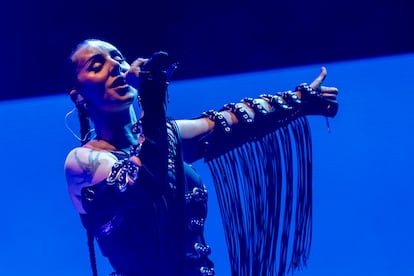 Un momento del concierto de Mala Rodríguez.