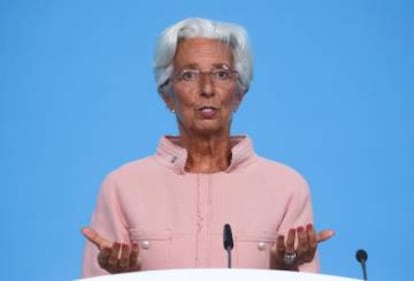 Christine Lagarde, presidenta del BCE.