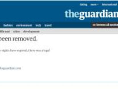 ‘The Guardian’ retira de su web una noticia sobre un supuesto caso de corrupción de Angélica Rivera