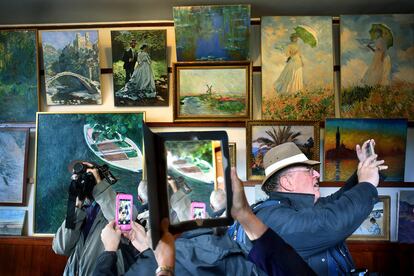 El interior de la casa museo de Monet.
