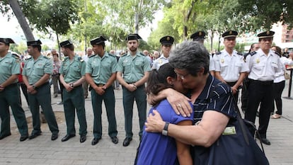 Acto conmemorativo del 25 aniversario del atentando de Hipercor en Barcelona.