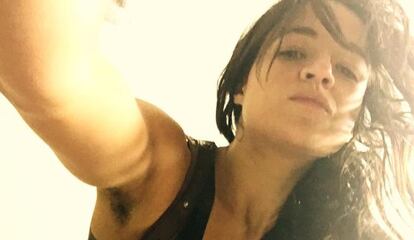 Imagen que Michelle Rodríguez compartió en Instagram.