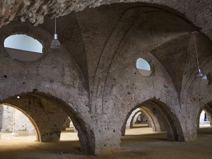 Interior de las Reales Atarazanas de Sevilla.