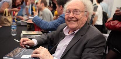 Eduardo Punset el pasado 23 de abril en Barcelona, día de libro.