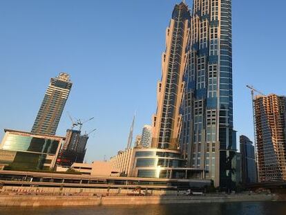 La ciudad de Dubai desde el Canal