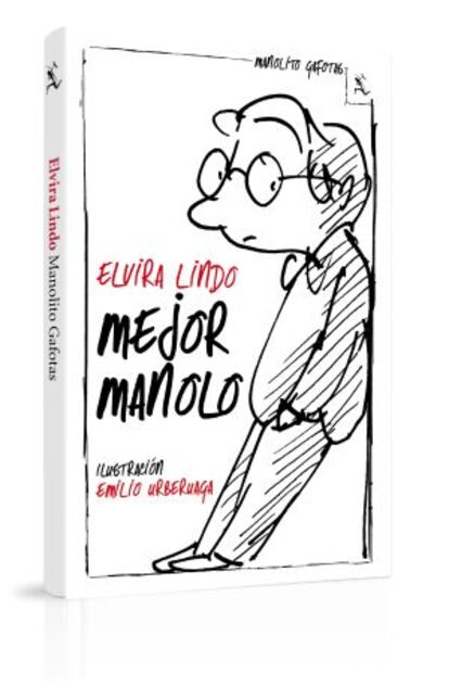 La portada de 'Mejor Manolo', ilustrado por Emilio Urberuaga