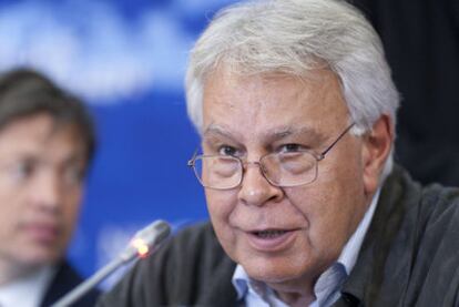 El expresidente español Felipe González en Bruselas.