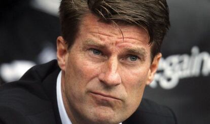 Michael Laudrup, exentrenador del Swansea, durante un partido.