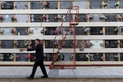 Aspecto del cementerio de Torrero (Zaragoza).