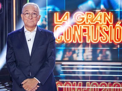 Xavier Sardà, en el plató de 'La gran confusión'.