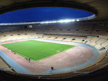 Imagen del estadio de La Cartuja de Sevilla. 