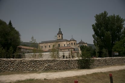 Vista del Monasterio de Santa María de El Paular, en el municipio madrileño de Rascafría. 