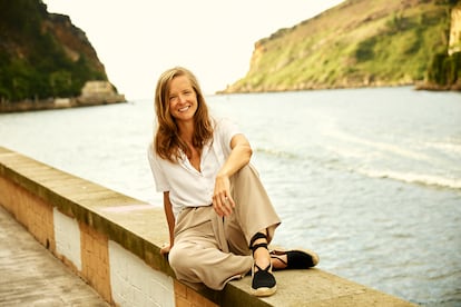 Marti Buckley at the port of Pasaia, four miles from San Sebastian. 