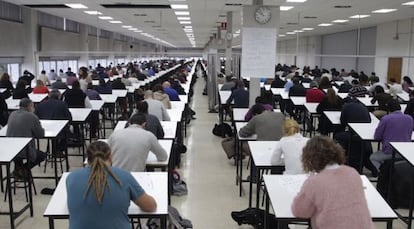 Examen de la oposición para conductores de Metro de Madrid.