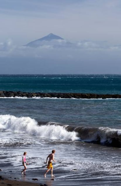 La playa de La Cueva, en San Sebastián de La Gomera.