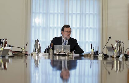 Rajoy, el passat dia 4 en la primera reuni del seu nou Govern.