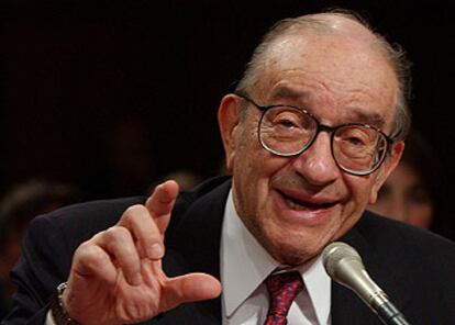 El discurso de Alan Greenspan, presidente de la Fed, sobre el temor a la deflación calentó el mercado.