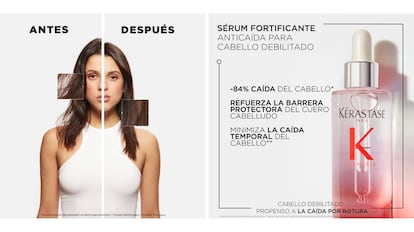 Este sérum de Kérastase pelo anticaída es una de las mejores soluciones para tratar este problema capilar.