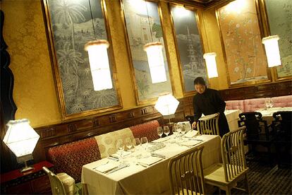 Interior del restaurante Asia Gallery,  en el hotel Palace de Madrid.