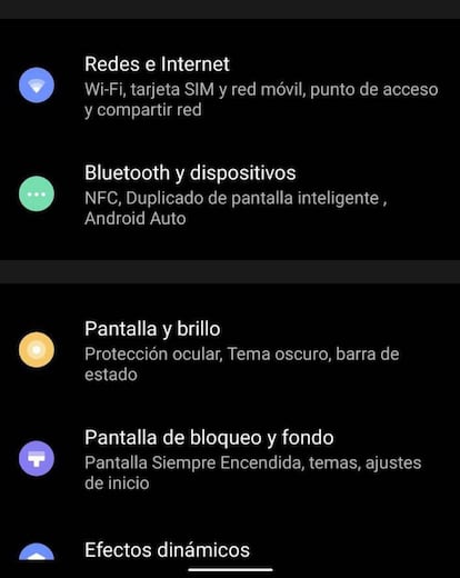 Red e Internet Android