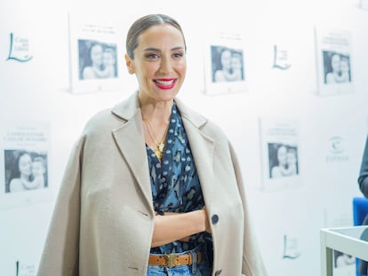 Tamara Falcó en la presentación de su libro 'Las recetas de mi madre' en Madrid, el 10 de diciembre de 2021.