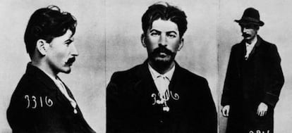 Yoseb Dzhugashvili, Stalin, en unas imágenes de marzo de 1908 tomadas por la policía zarista.